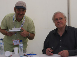 David Attenborough at the Bird Fair