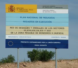 European funding for transforming the remainig drylands in the Monegros