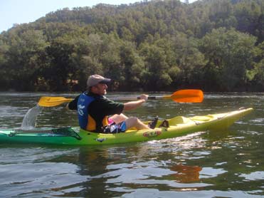 Birding by canoe on the River Ebro