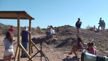 Watching raptor migration at Tarifa