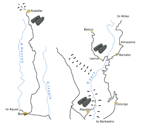 Gallocanta Lagoon Itinerary Map