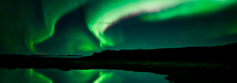 Northen lights are one of the most famous landscape of the iceland region