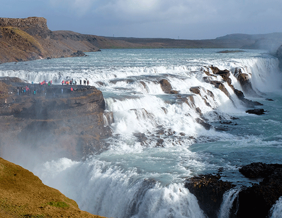 Gullfoss waterfall, Iceland