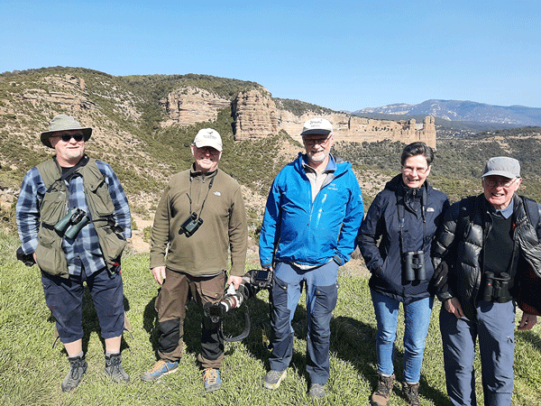 Winter Wallcreeper tour participants