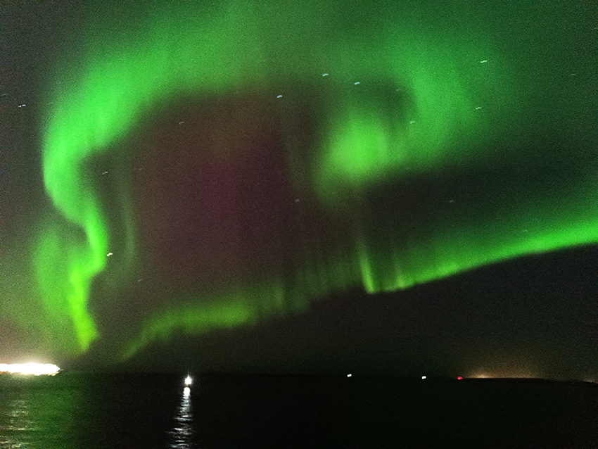 Northern lights in Iceland