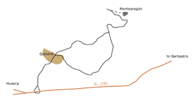 Gallocanta Lagoon Itinerary Map